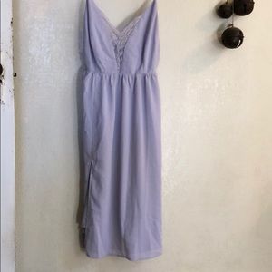 Lulus lavender backless dress